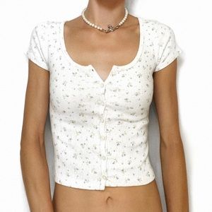 Brandy Melville floral top